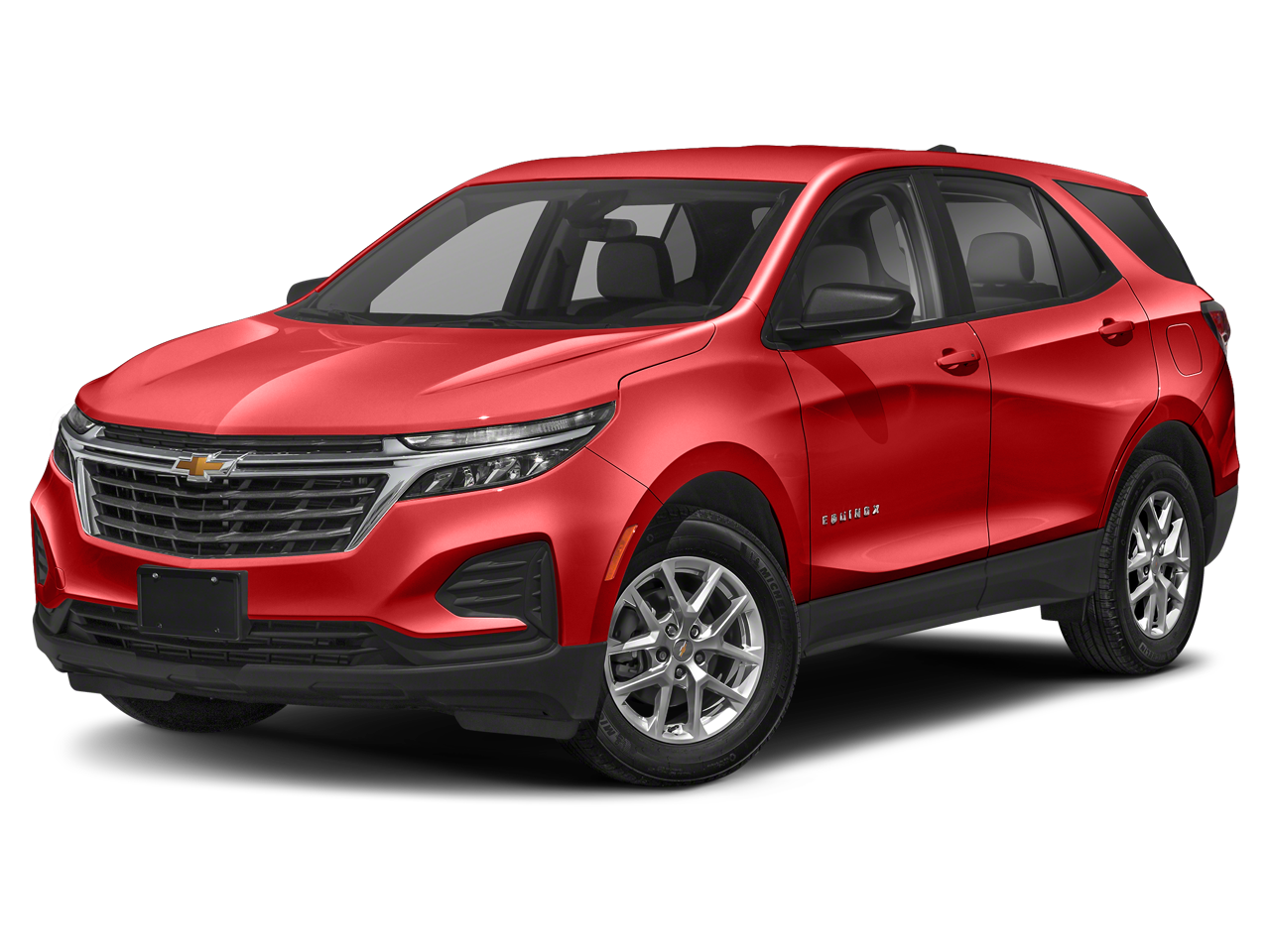 2023 Chevrolet Equinox RS in Radiant Red Tintcoat — front three-quarter view