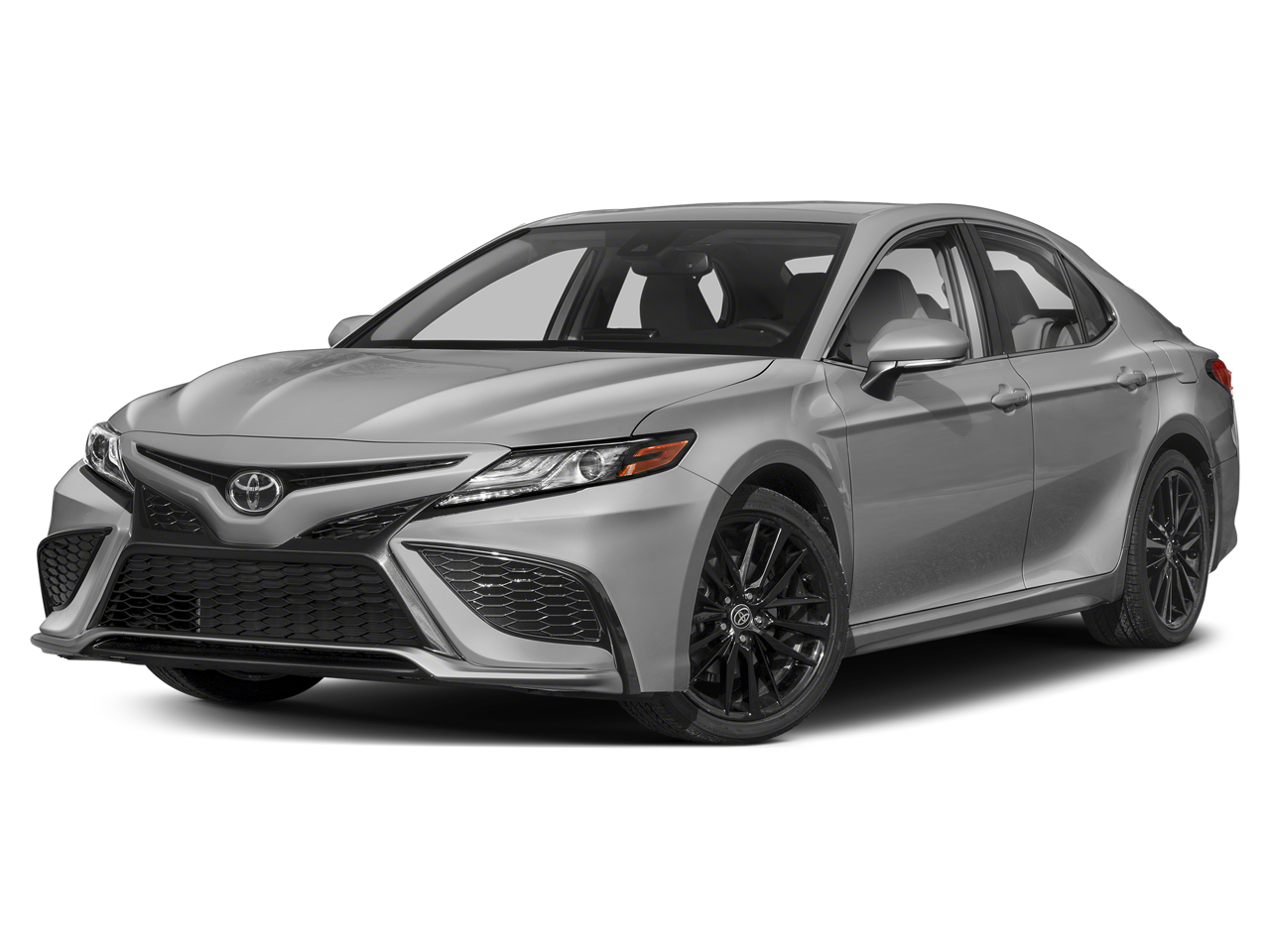 2024 Toyota Camry XSE in Celestial Silver Metallic — front three-quarter view