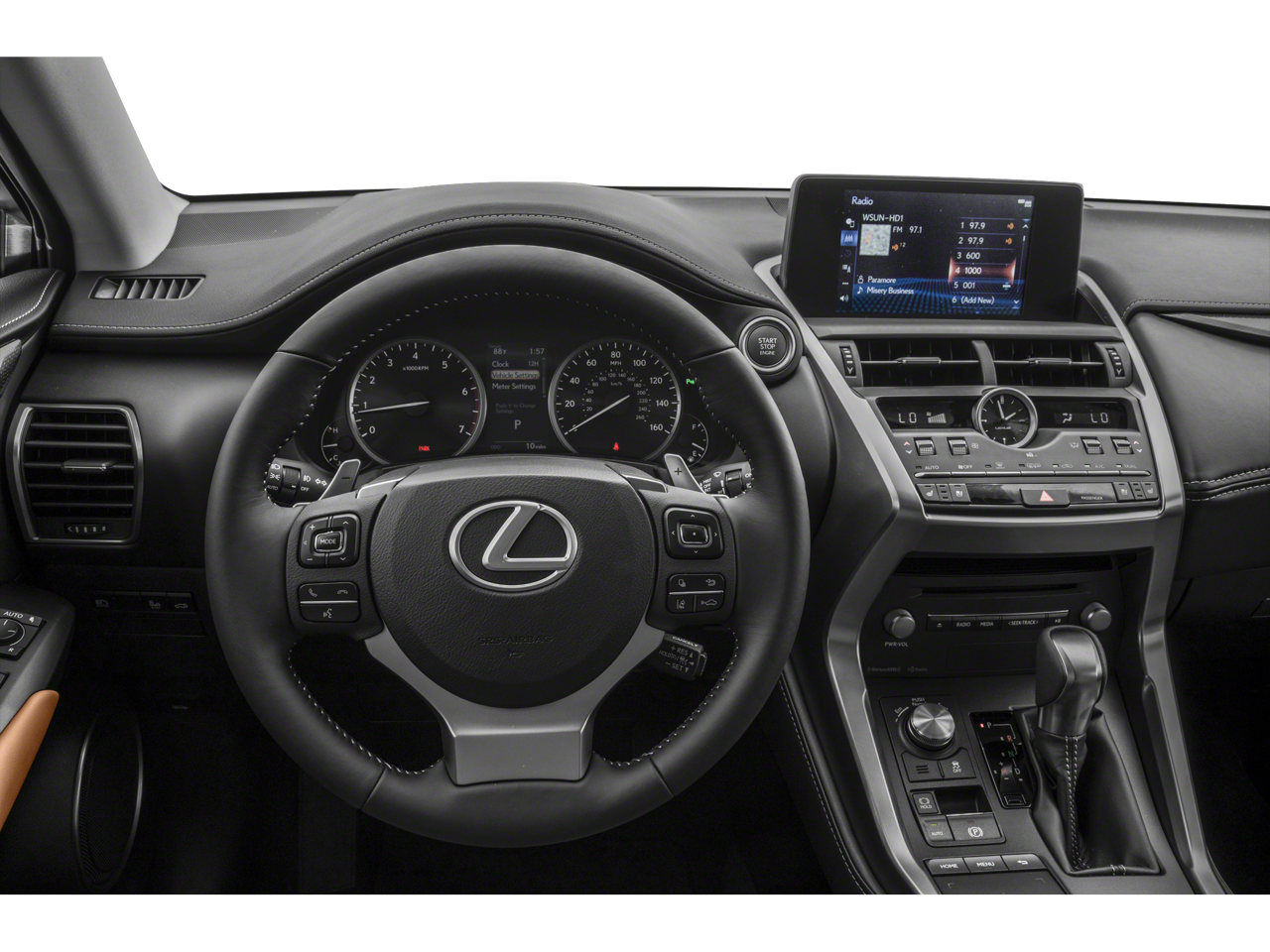 2019 Lexus NX — interior view