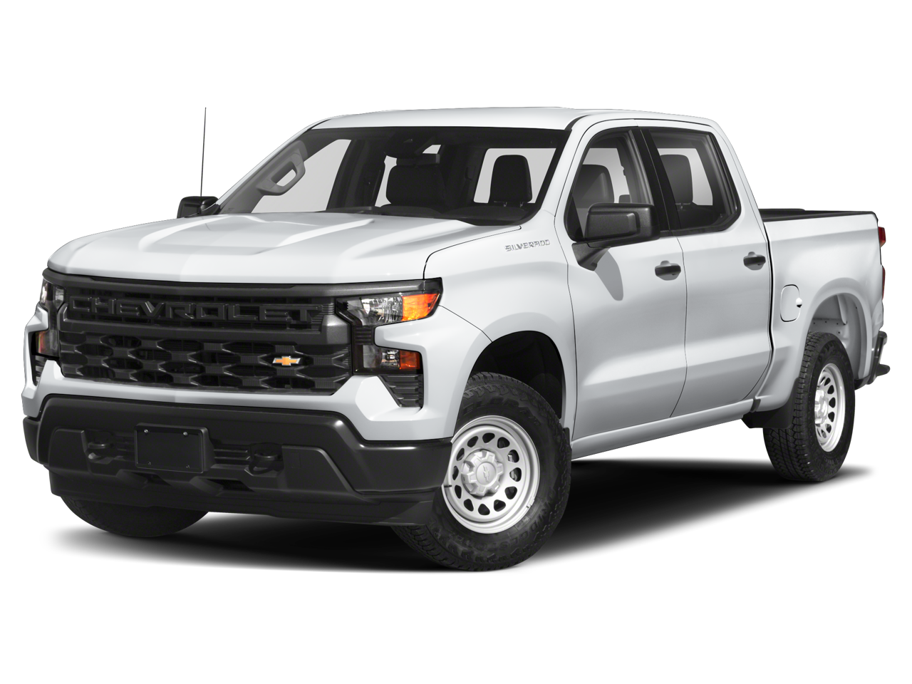2023 Chevrolet Silverado RST in Ash — front three-quarter view