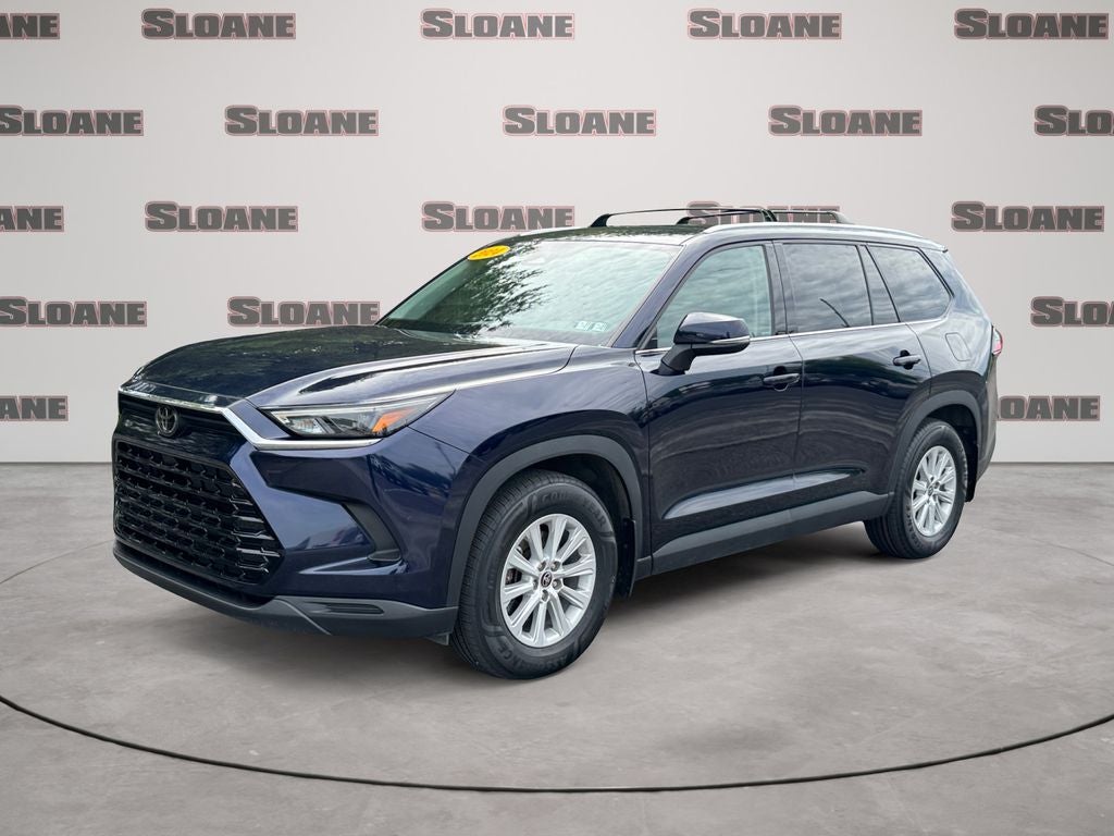 2024 Toyota Grand Highlander XLE in Blueprint — front three-quarter view