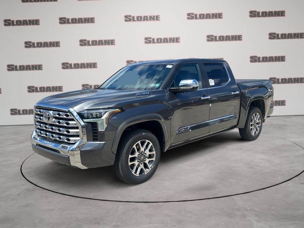 2026 Toyota Tundra i-FORCE MAX Tundra 1794 Edition in Magnetic Gray Metallic — front three-quarter view