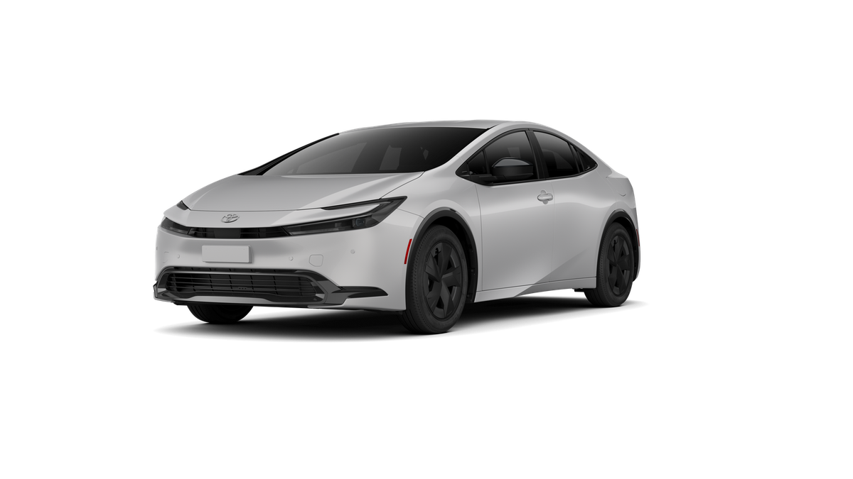 2026 Toyota Prius LE in Cutting Edge — front three-quarter view